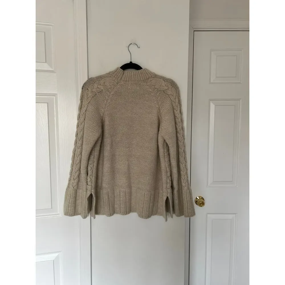 Vintage St. John's Bay Taupe Tan Cozy Coastal Knit Sweater